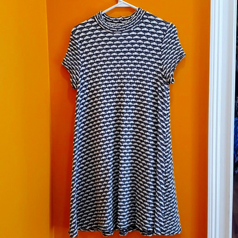 Entries mock neck dress